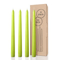 CANDWAX Olive Taper Candles - 4 pack