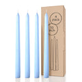 CANDWAX Baby Blue Taper Candles - 4 pack