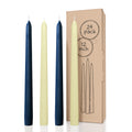 Bundle - Dark Blue & Ivory 12" Taper Candles - 24 Pack