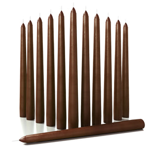 CANDWAX Brown Taper Candles