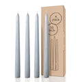 CANDWAX Gray Taper Candles - 4 pack