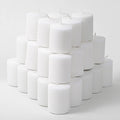 CANDWAX 15 Hour Votive Candles Set of 36 - White Candles Perfect as Wedding Candles or Emergency Candles - 1.5x1.7 inch Unscented White Votive Candles