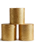 Gold Pillar Candles