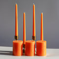 Bundle - Orange 4" Pillar & 10" Taper Candles