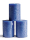 Blue Pillar Candles