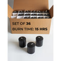 Black Votive Candles