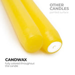 Load image into Gallery viewer, CANDWAX Yellow Taper Candles
