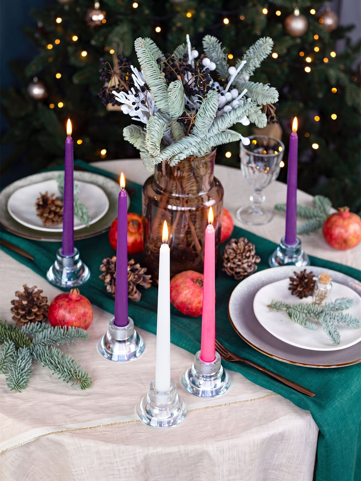 Advent Taper Candles - 5 pack