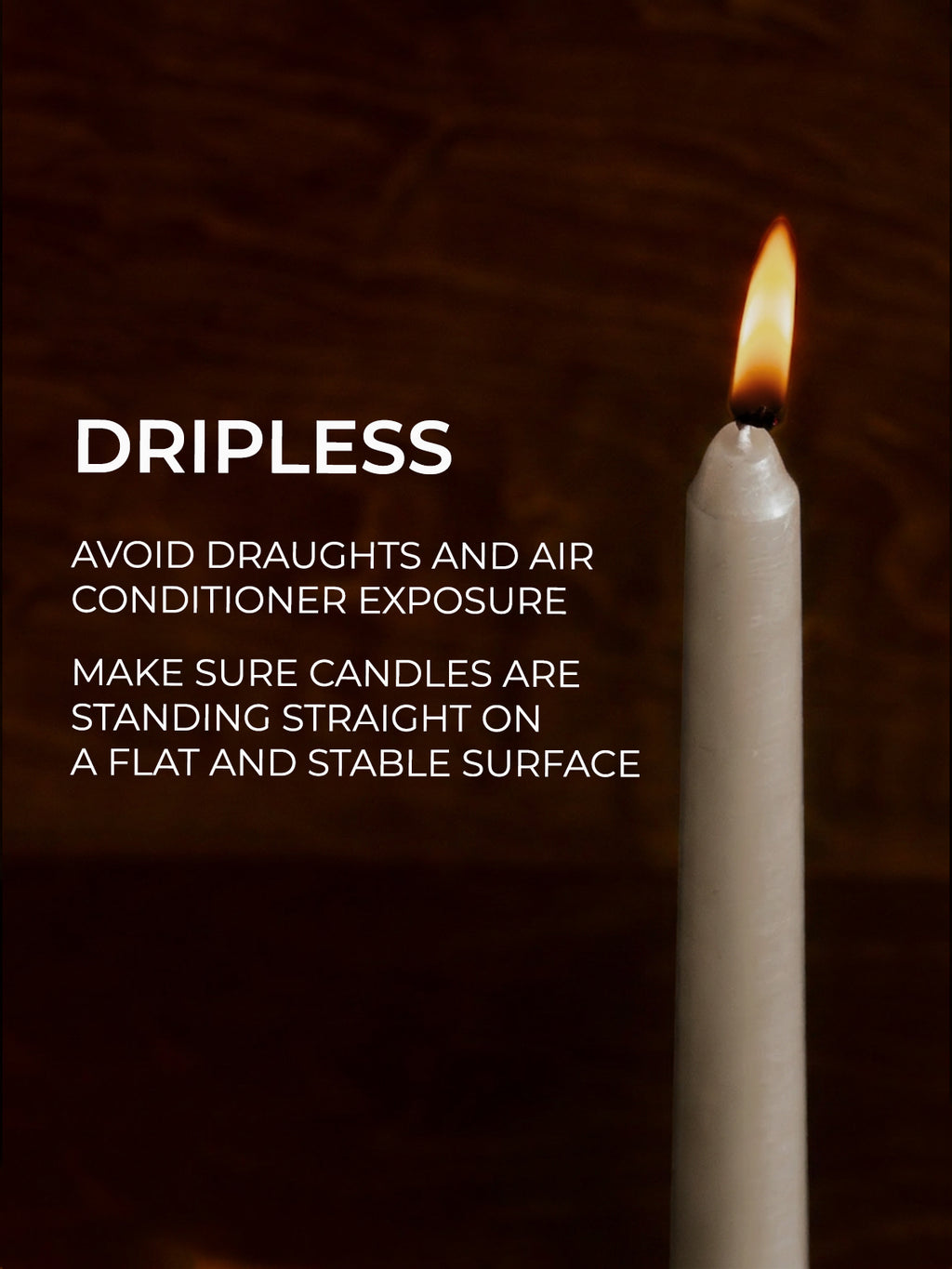 Sand Taper Candles - 12 pack