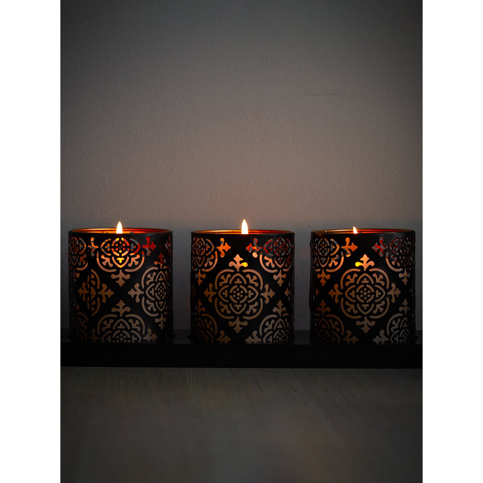 CANDWAX 3x3 inch Ivory Pillar Candles Set of 3 - Elegant Decorative Candles for Home - Unscented Ivory Candles for Relaxing Atmosphere