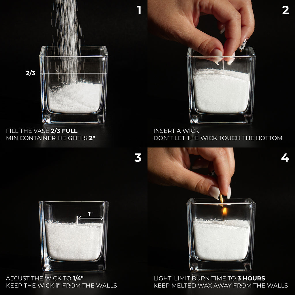 Wax Sand Candle Set