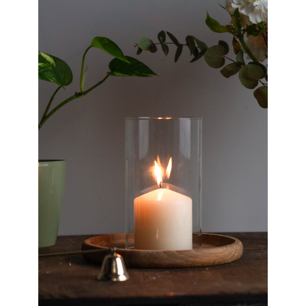 CANDWAX 3x3 inch Ivory Pillar Candles Set of 3 - Elegant Decorative Candles for Home - Unscented Ivory Candles for Relaxing Atmosphere