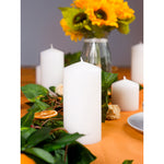 Load image into Gallery viewer, CANDWAX 3x6 inch White Pillar Candle Set of 3 - Large Pillar Candles White Perfect for Any Occasion - Long Burning White Candles Unscented
