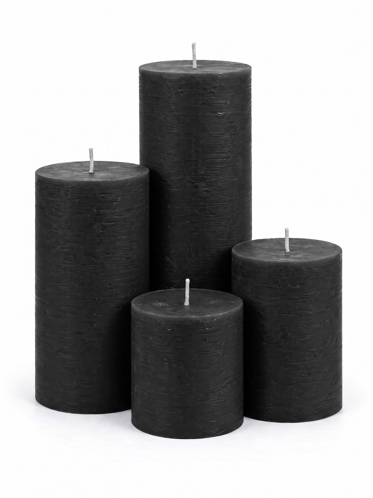 Black Pillar Candles