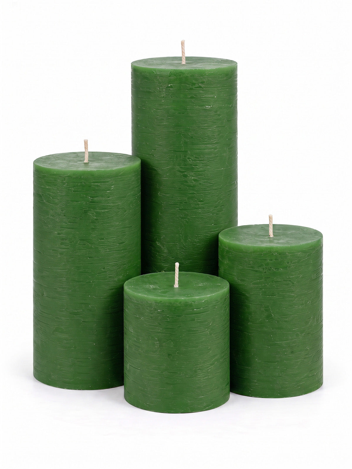 Grass Green Pillar Candles
