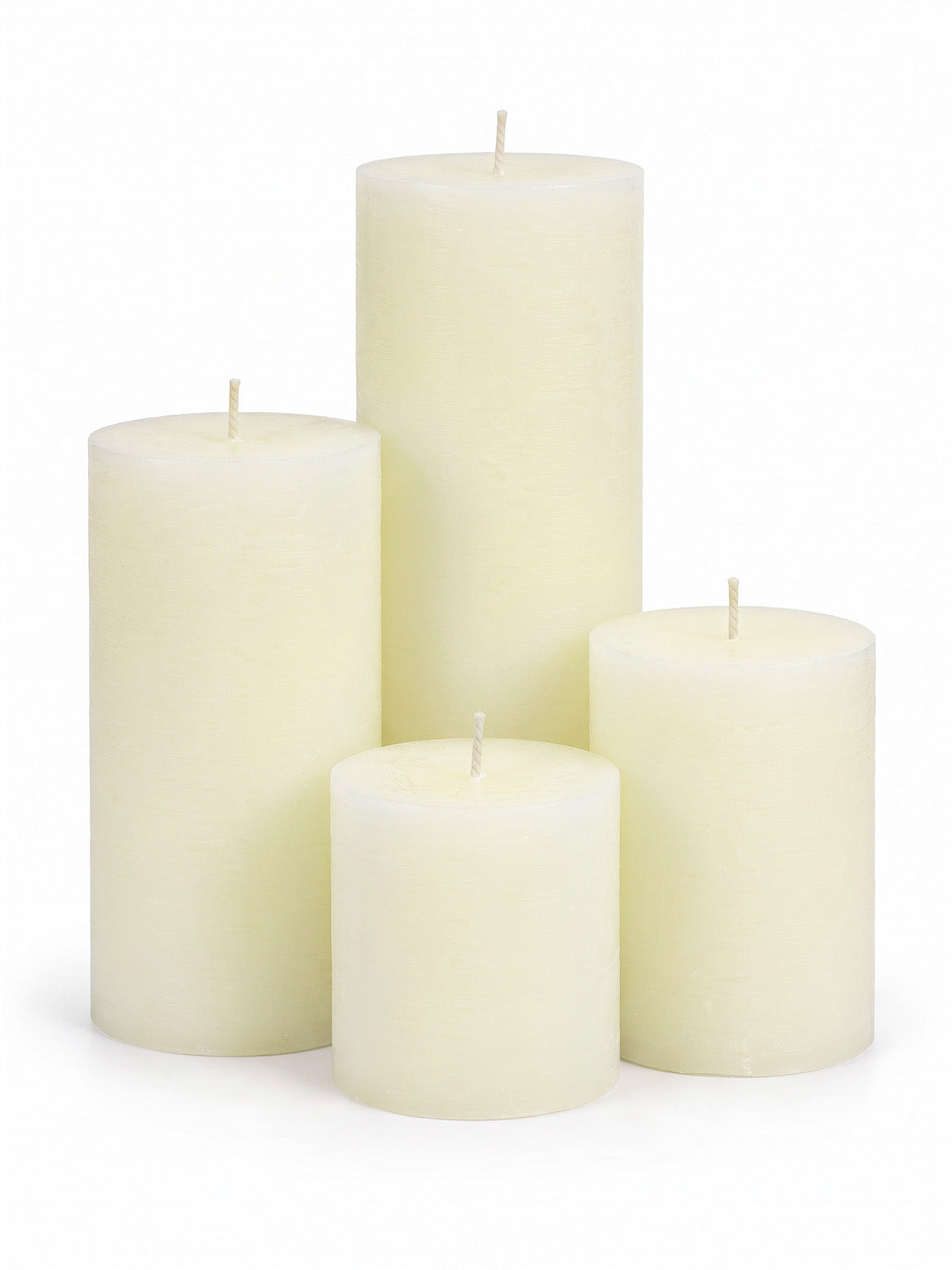 Ivory Pillar Candles