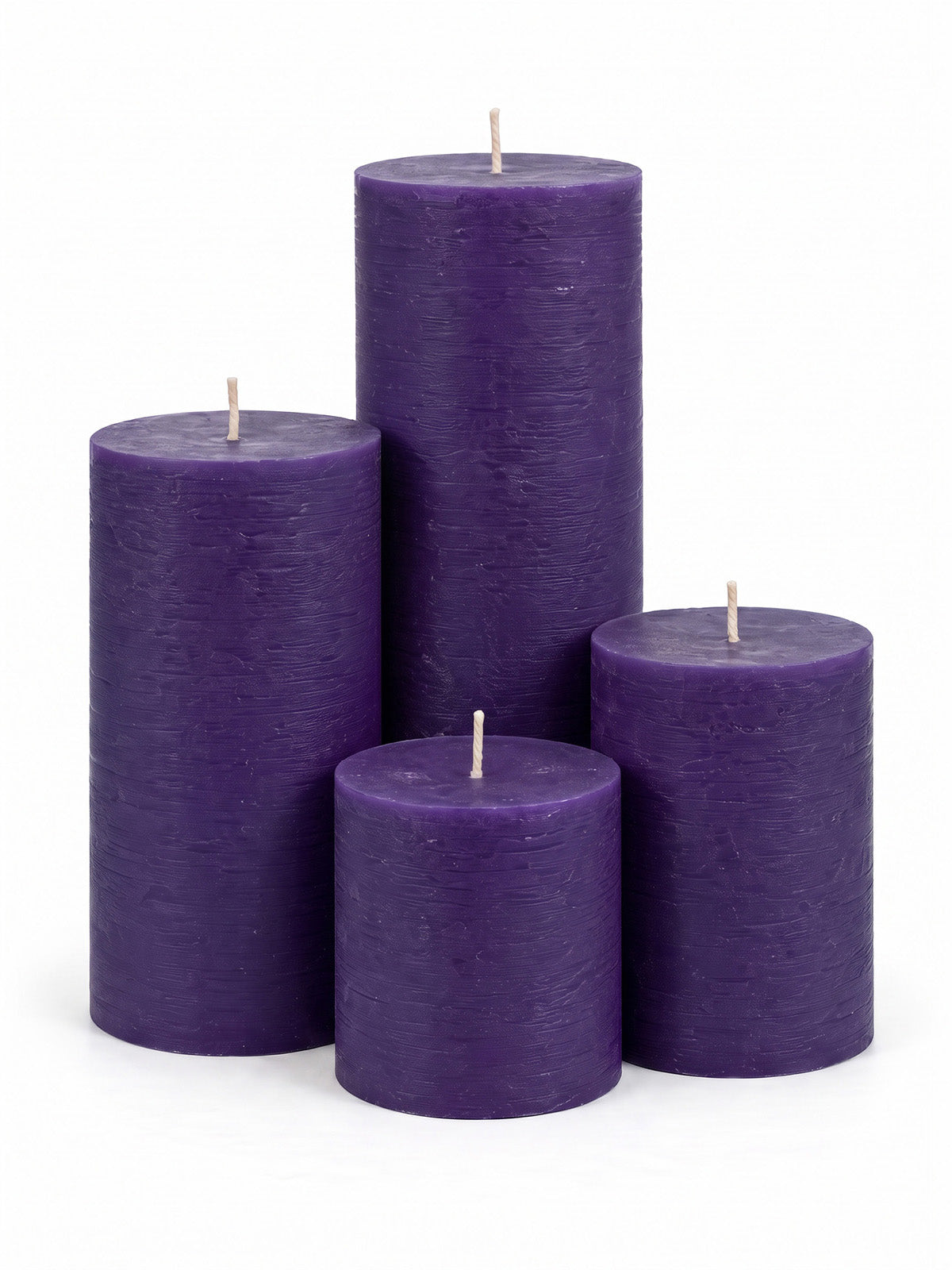 Purple Pillar Candles