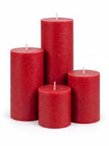 Red Pillar Candles