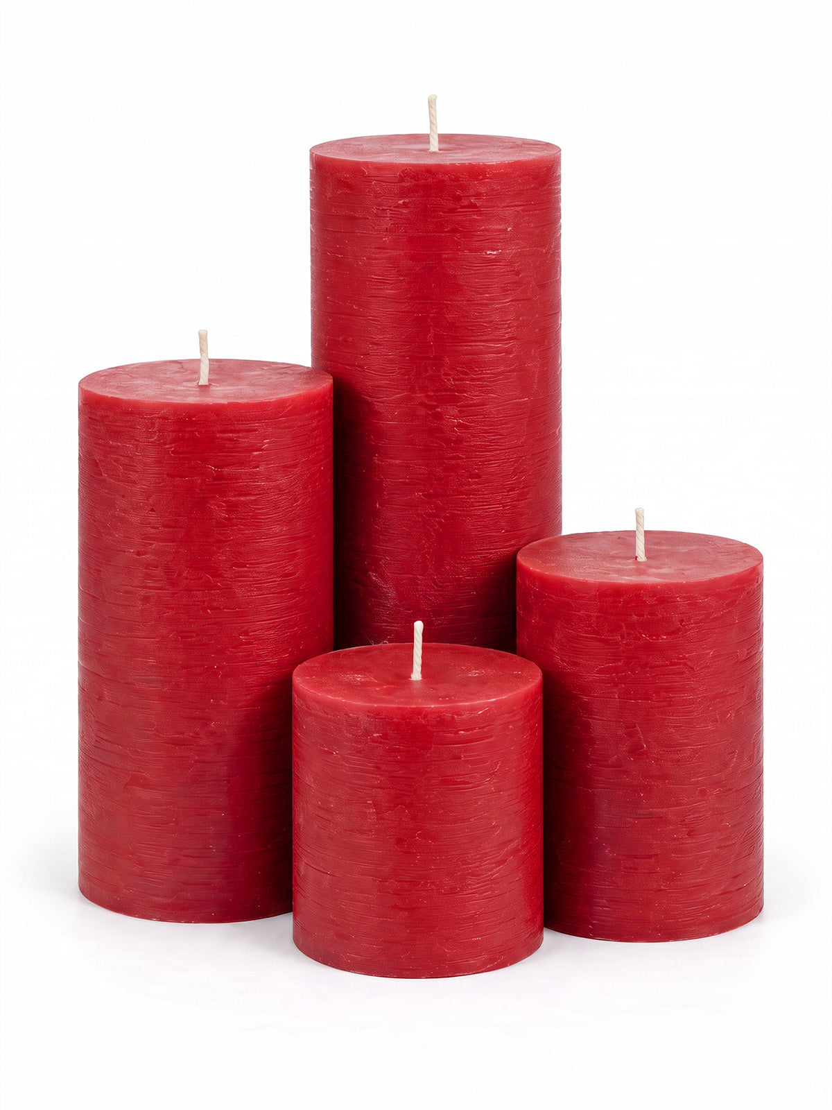 Red Pillar Candles