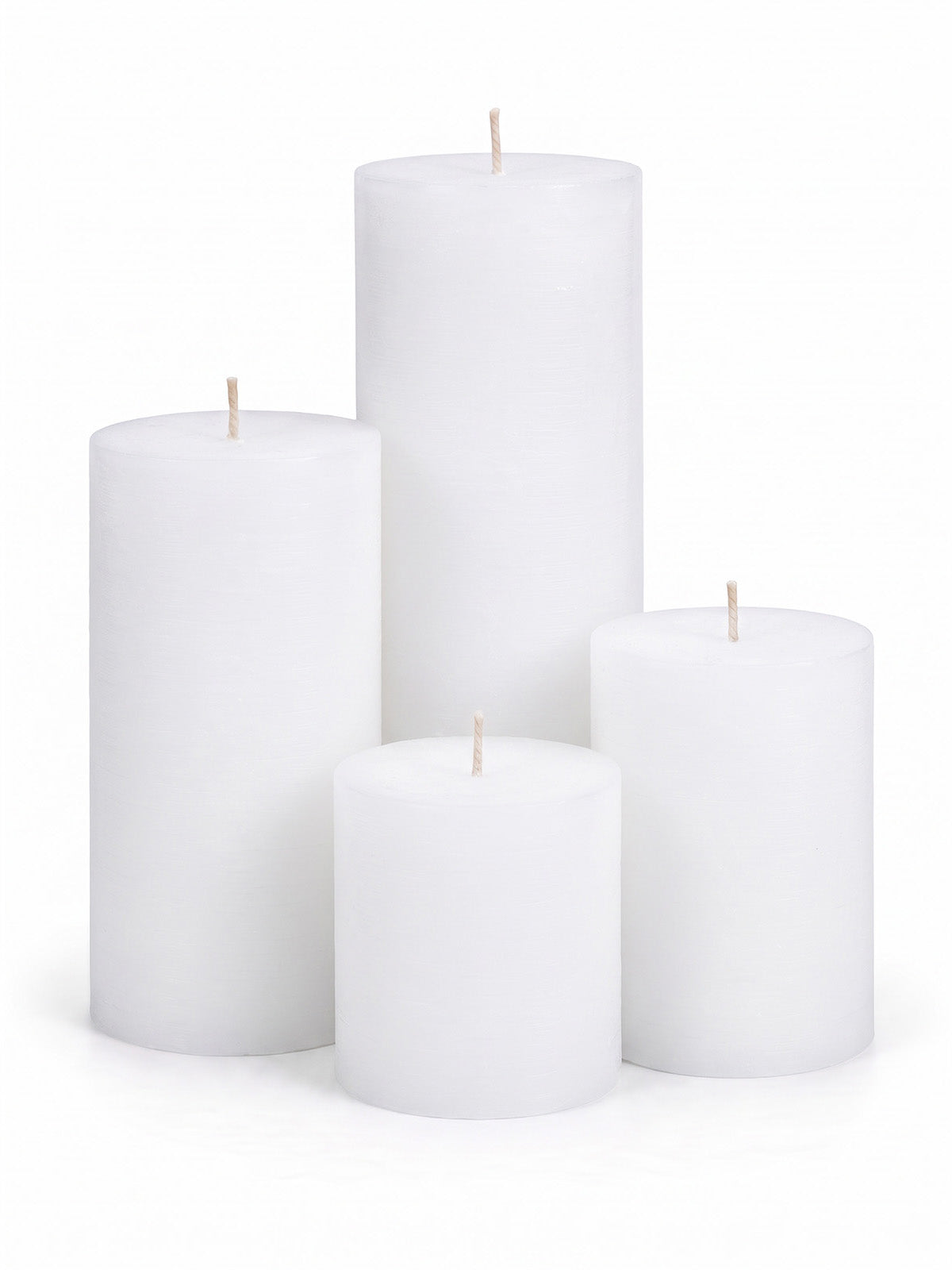 White Pillar Candles