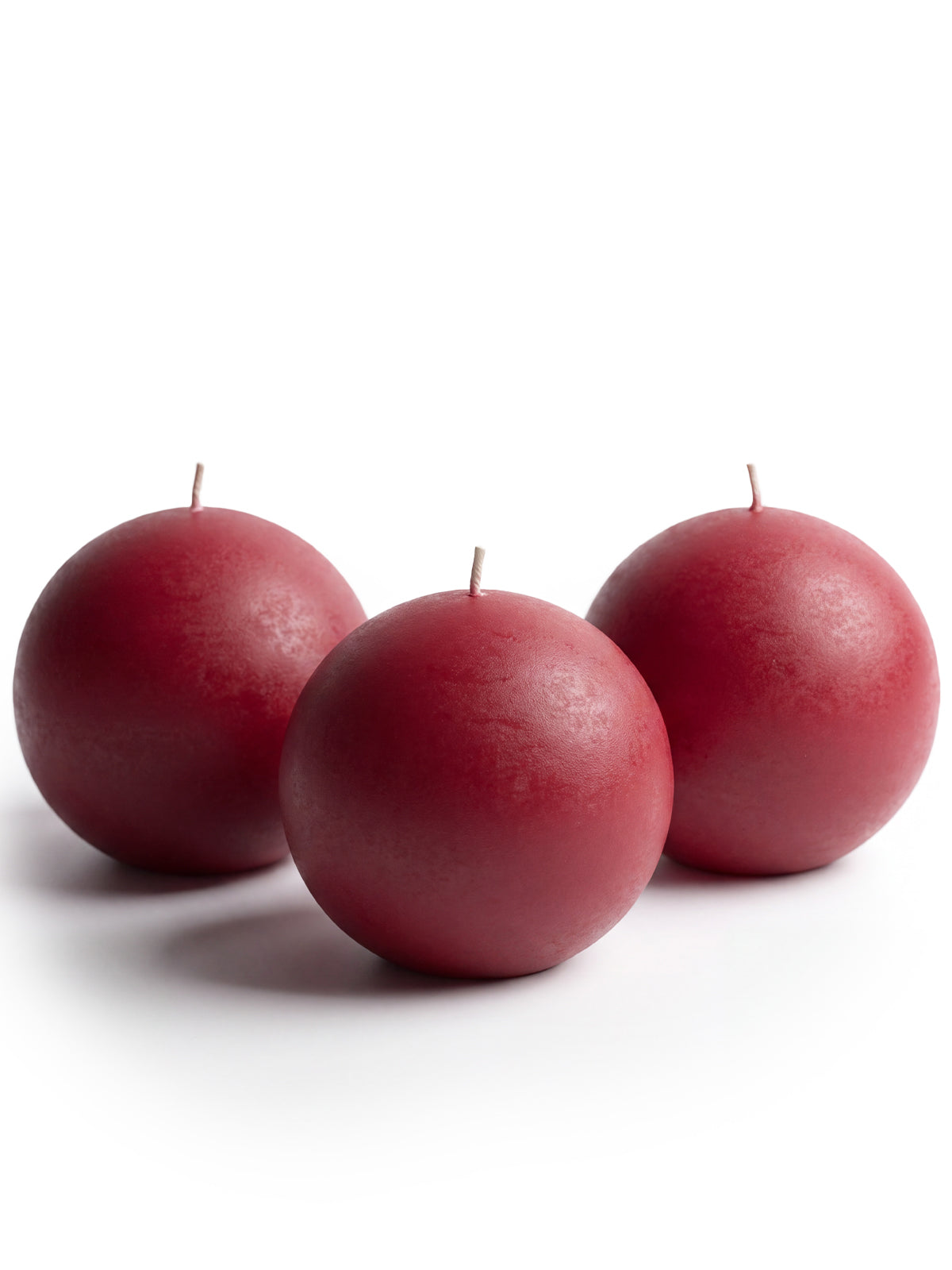 Bordeaux Round Candles