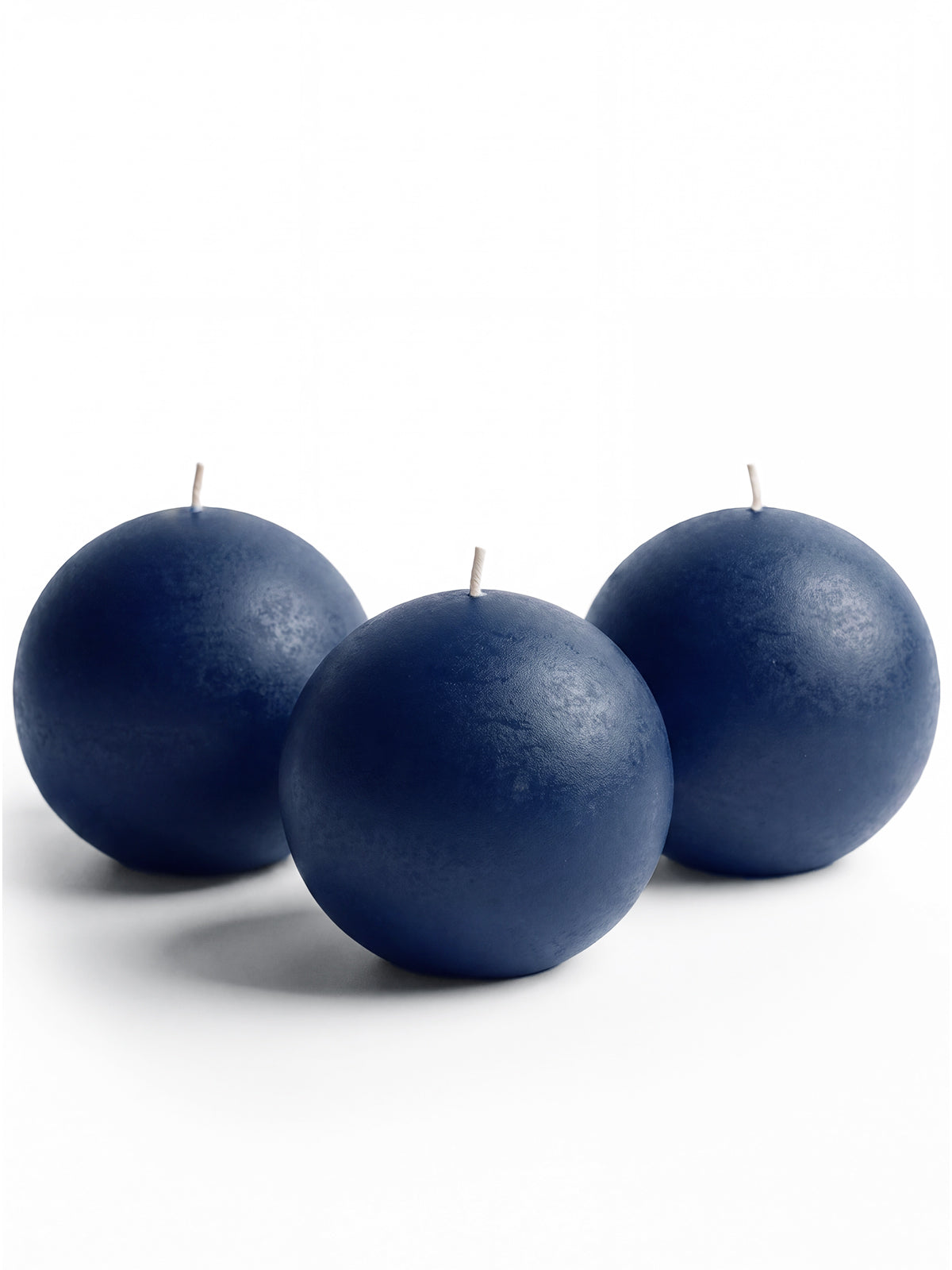 Dark Blue Round Candles