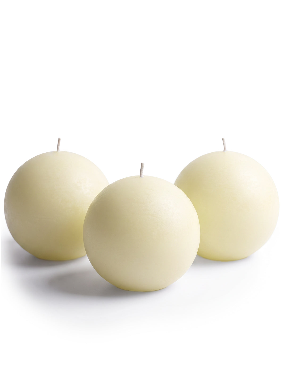 Ivory Round Candles