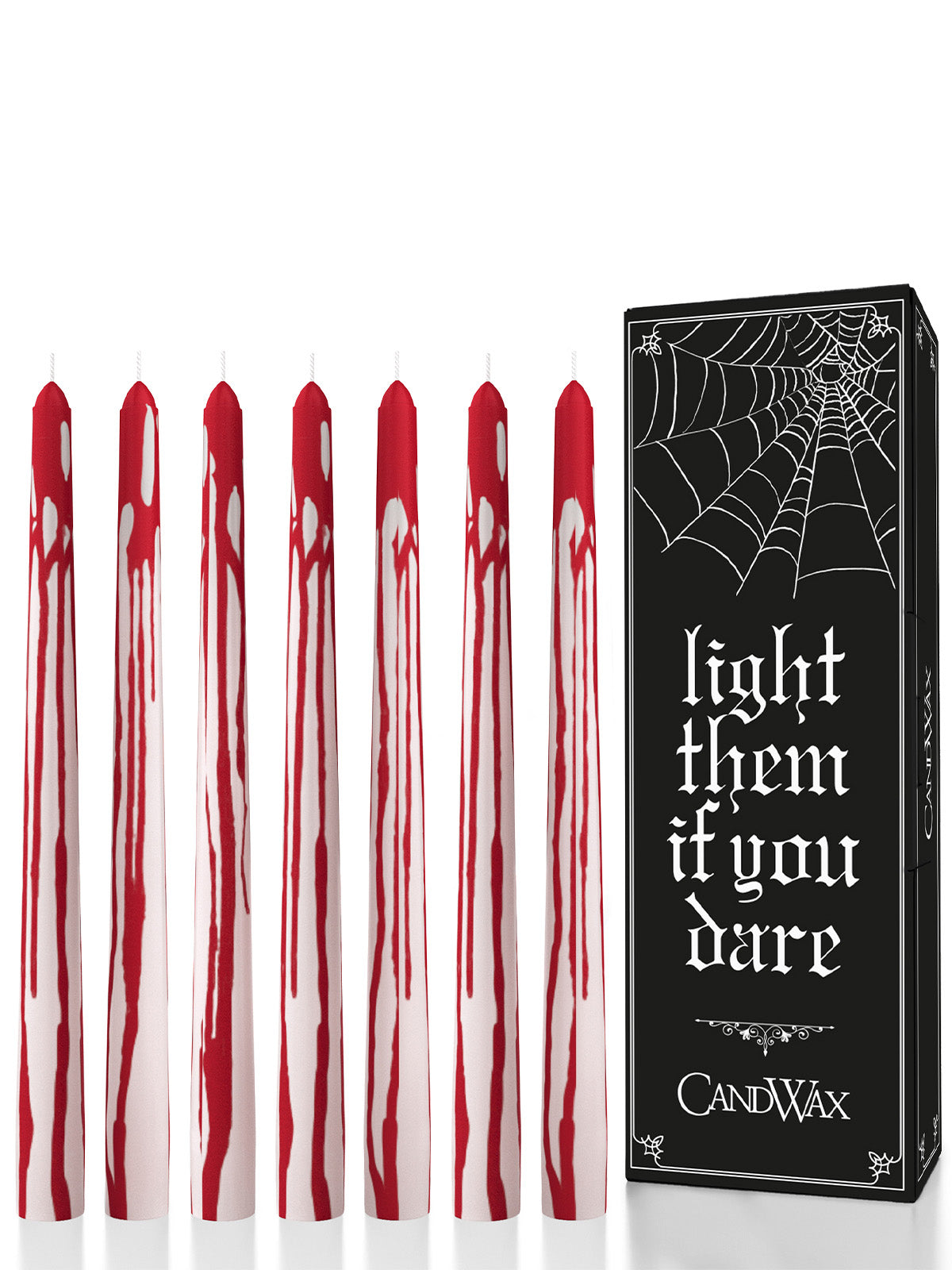 Bloody Taper Candles - 12 pack