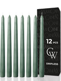 Sage Taper Candles - 12 pack