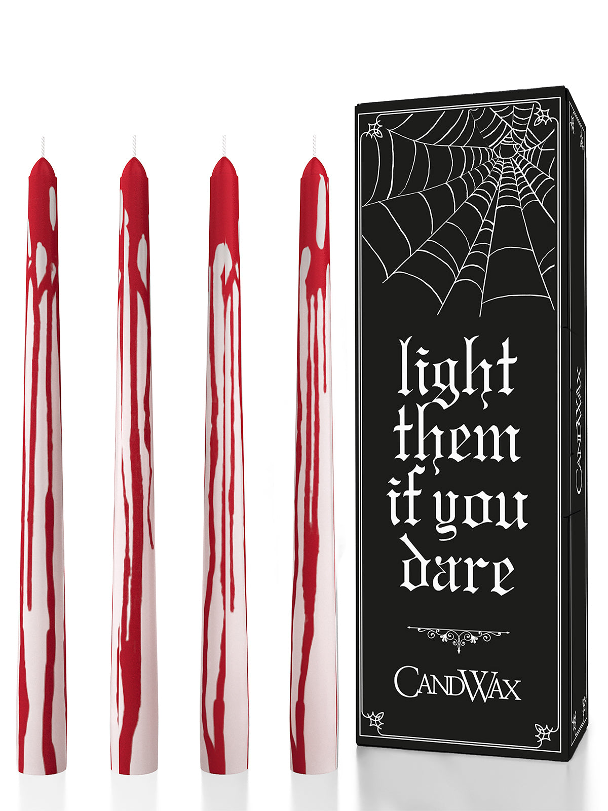 Bloody Taper Candles - 4 pack