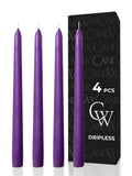 Purple Taper Candles - 4 pack