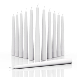 CANDWAX White Taper Candles