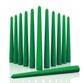 CANDWAX Green Taper Candles