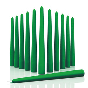 CANDWAX Green Taper Candles