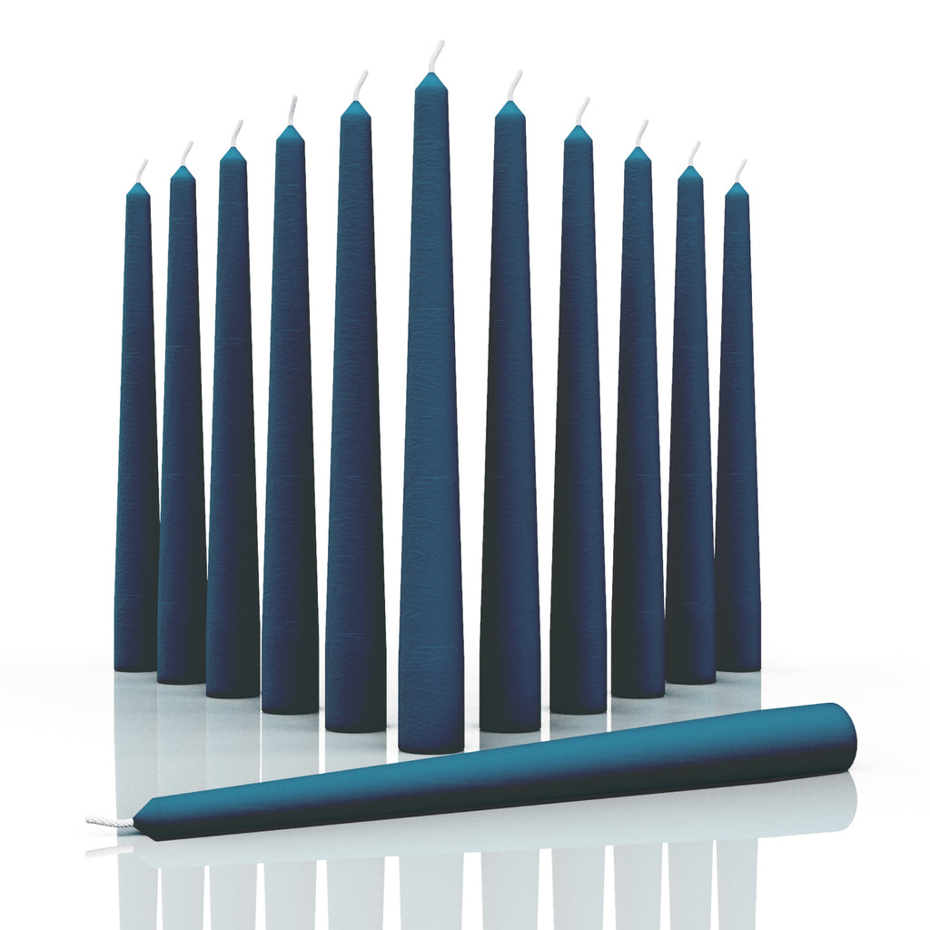 CANDWAX Dark Blue Taper Candles