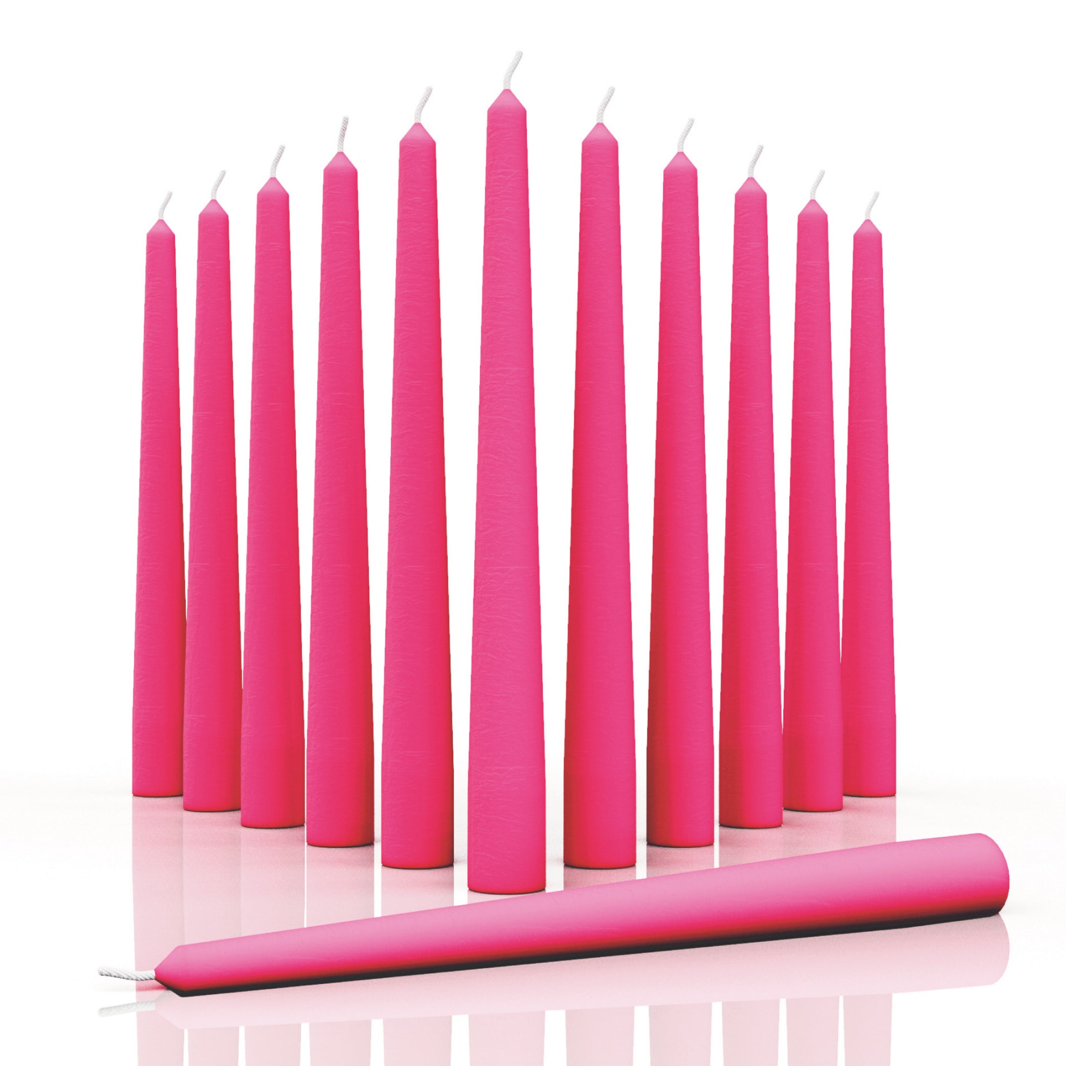 CANDWAX Pink Taper Candles
