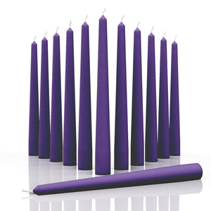 CANDWAX Purple Taper Candles