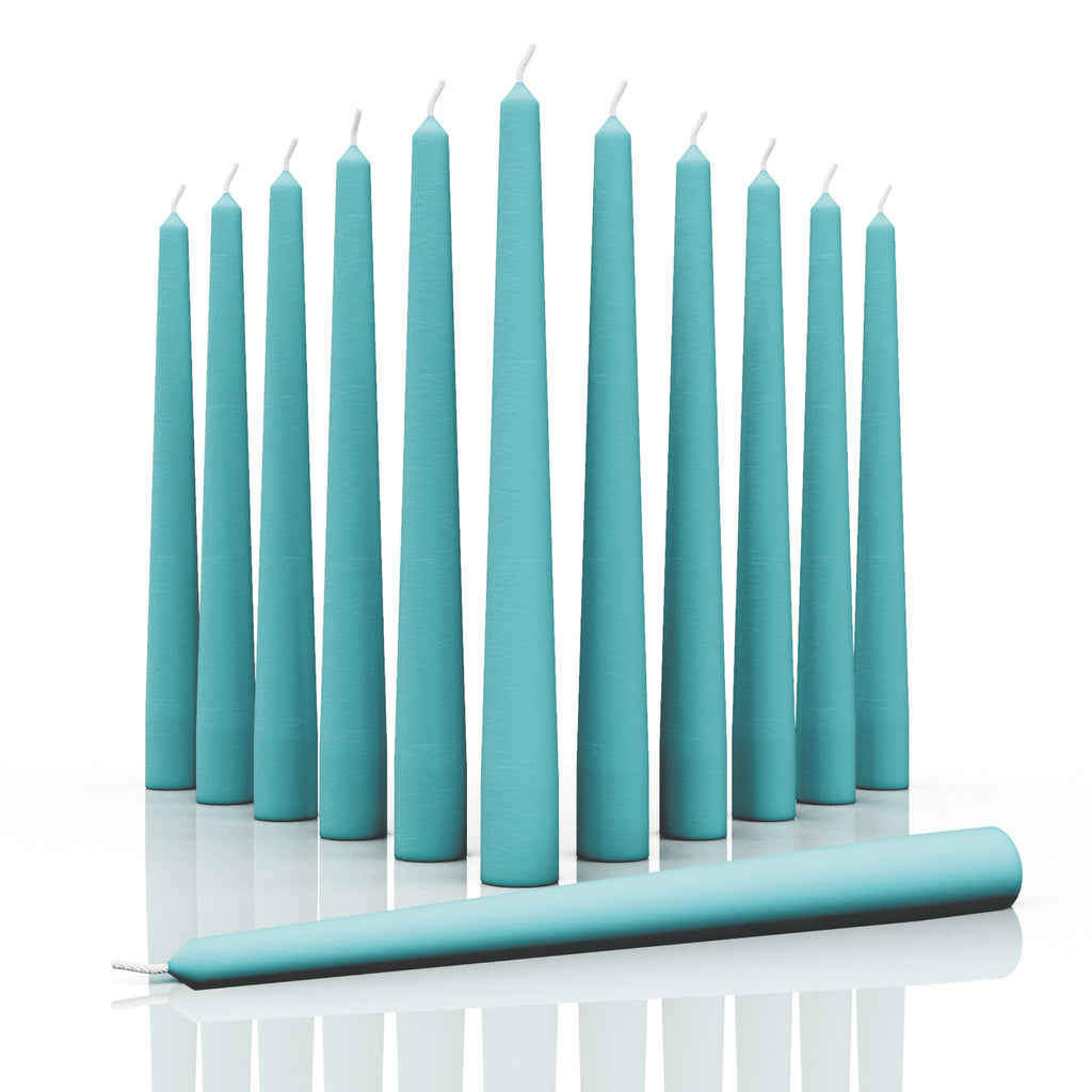 CANDWAX Turquoise Taper Candles