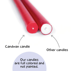 CANDWAX Pink Taper Candles