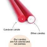 Load image into Gallery viewer, CANDWAX Purple Taper Candles
