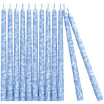 Load image into Gallery viewer, CANDWAX Light Blue Frost Taper Candles 10&quot;
