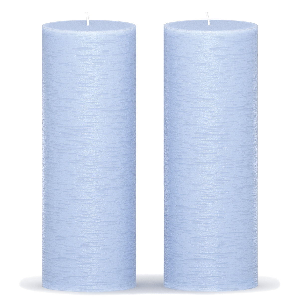 CANDWAX Baby Blue Pillar Candles 8