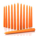 CANDWAX Orange Taper Candles