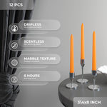 Load image into Gallery viewer, CANDWAX Orange Taper Candles
