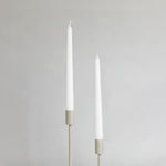 Load image into Gallery viewer, CANDWAX White Matte Taper Candles 10&quot;
