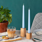 Load image into Gallery viewer, CANDWAX Baby Blue Taper Candles
