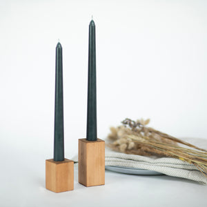 CANDWAX Dark Gray Taper Candles