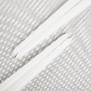 CANDWAX White Taper Candles