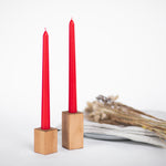 Load image into Gallery viewer, CANDWAX Red Taper Candles
