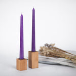 Load image into Gallery viewer, CANDWAX Purple Taper Candles
